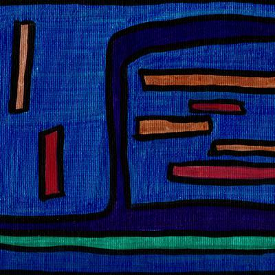 The House Boat, a painting by Sascha Roae