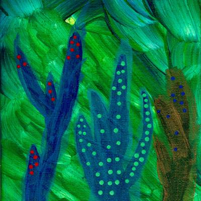 arbres-pieuvres, a painting by Sascha Roae